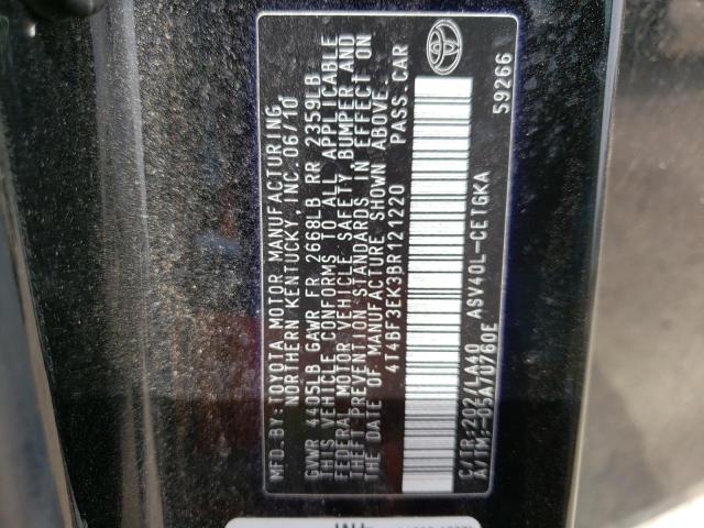 Foto 10 de la subasta – 2011 TOYOTA CAMRY BASE con VIN 4T4BF3EK3BR121220