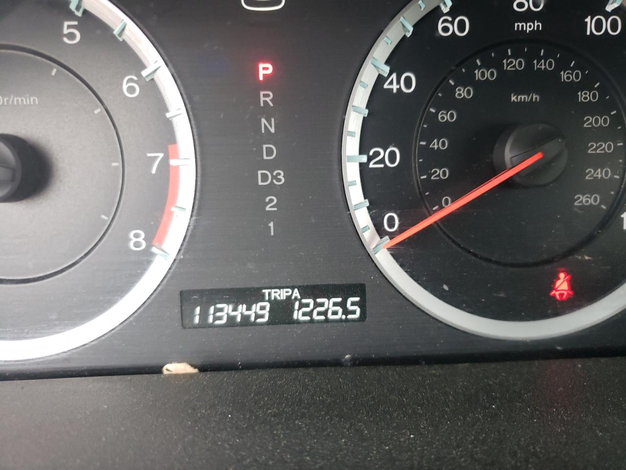 Photo 8 from auction – 2012 HONDA ACCORD LX with VIN 1HGCP2F33CA106545