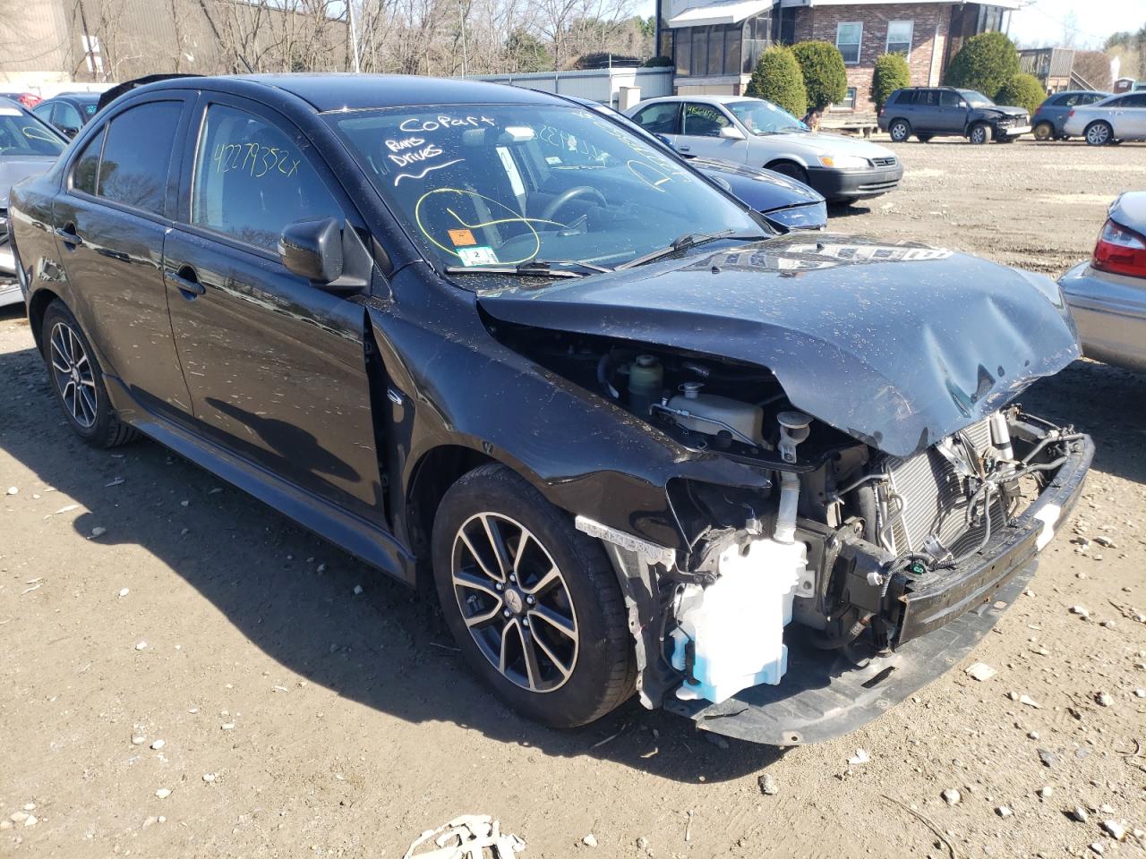 MITSUBISHI LANCER ES 2016 with VIN JA32V2FW7GU002735 - Photo from auction