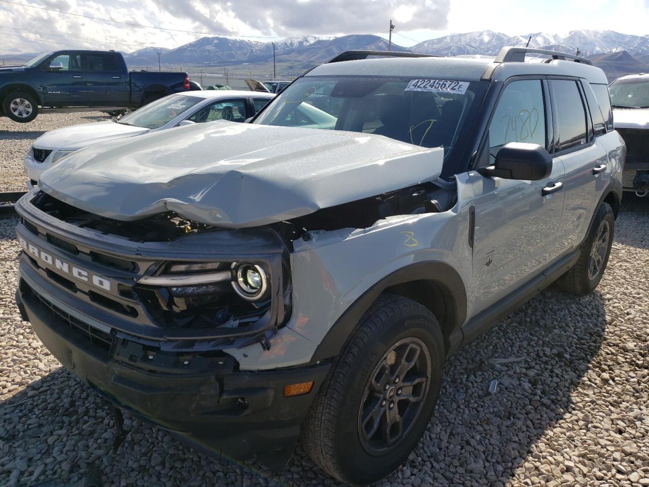 Photo 2 from auction – 2022 FORD BRONCO with VIN 3FMCR9B69NRD08425