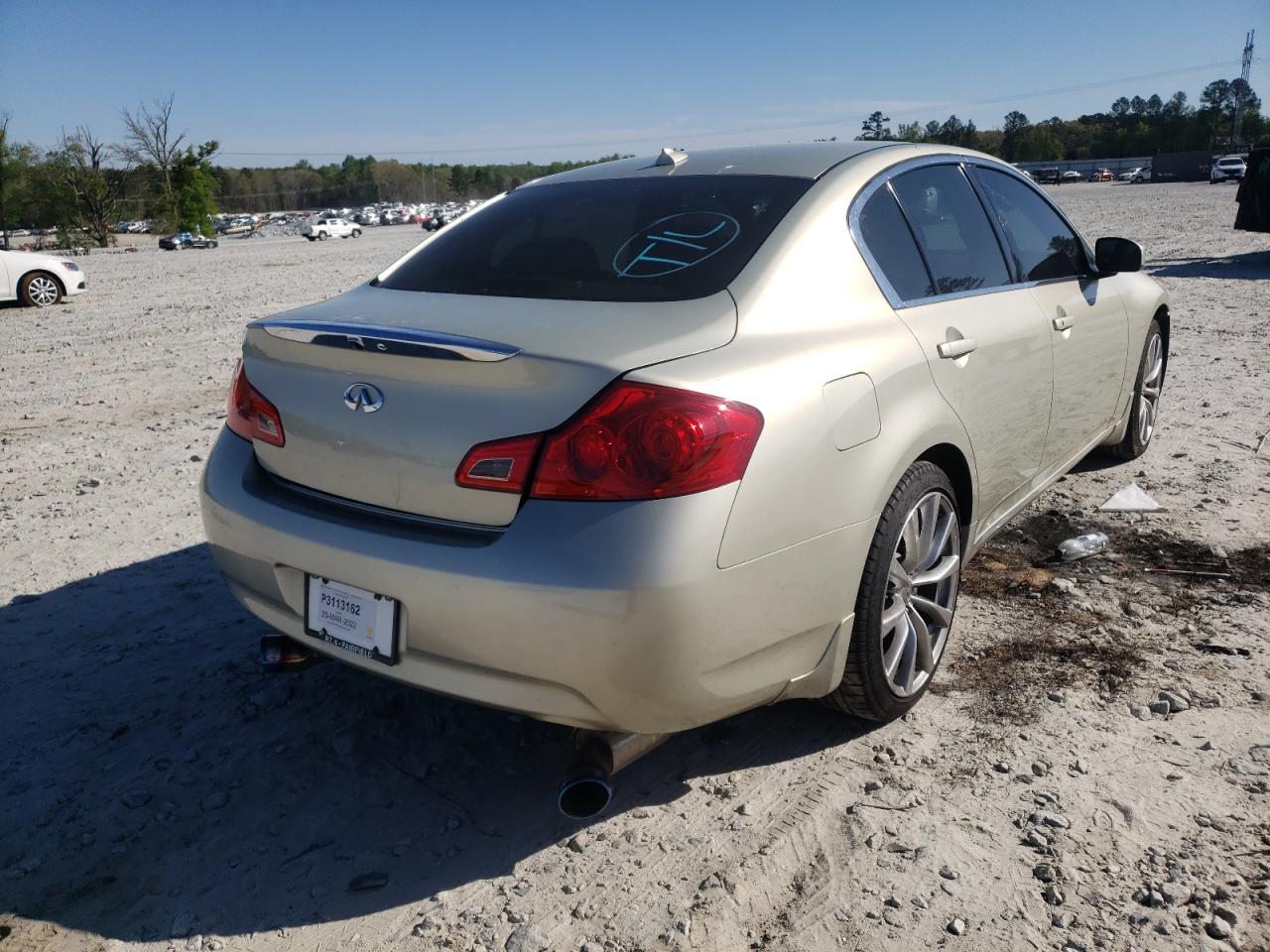 Photo 4 from auction – 2007 INFINITI G35 with VIN JNKBV61FX7M823679