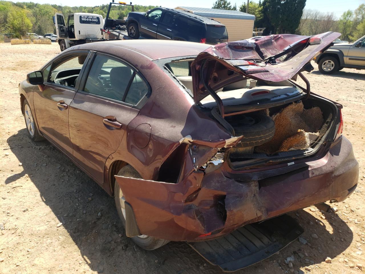 Photo 3 from auction – 2013 HONDA CIVIC EX with VIN 19XFB2F85DE065257