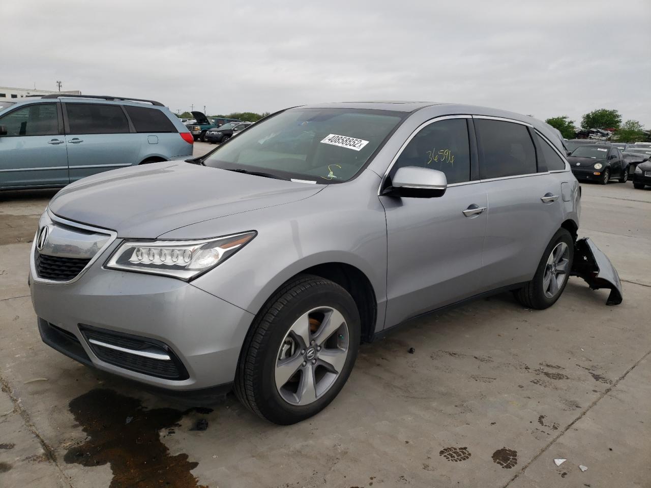 Photo 2 from auction – 2016 ACURA MDX with VIN 5FRYD3H2XGB021589