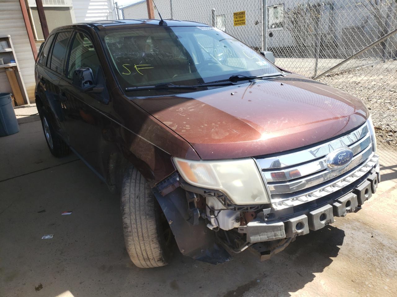 FORD EDGE SE 2009 with VIN 2FMDK36C09BA85167 - Photo from auction