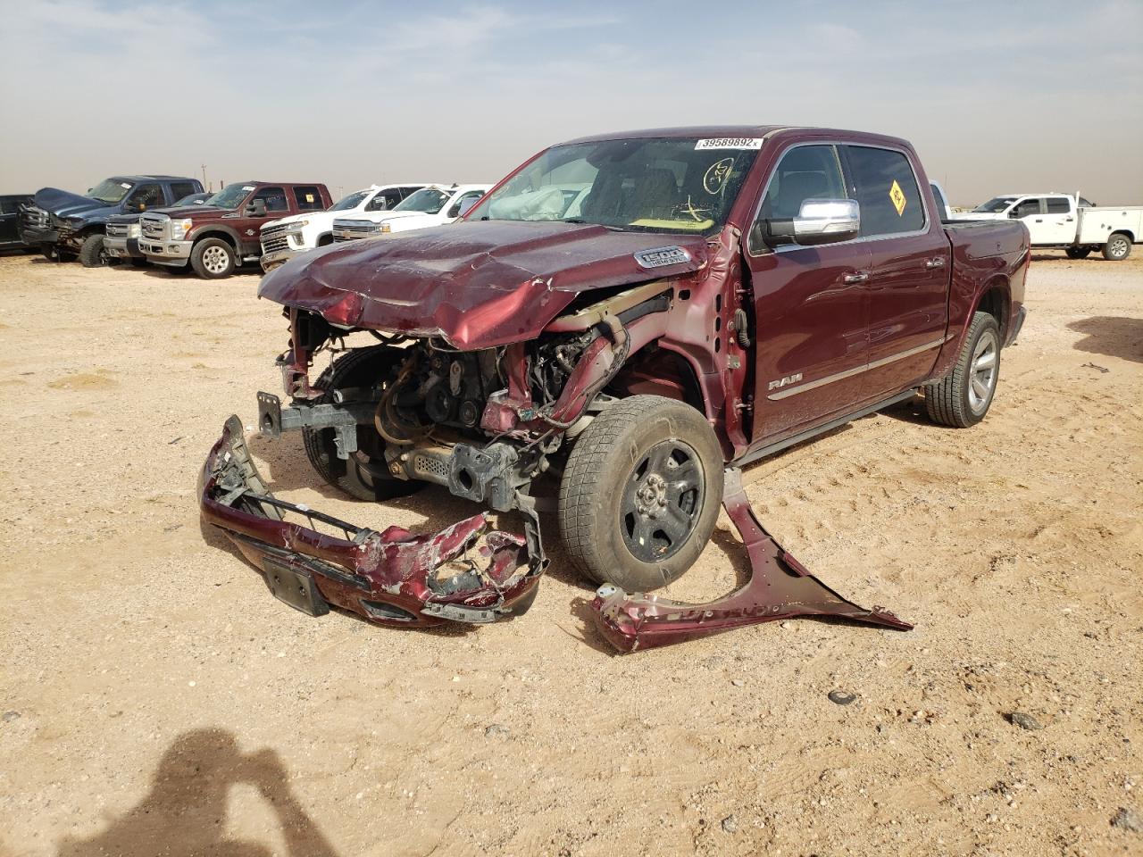Photo 2 from auction – 2019 RAM 1500 LIMIT with VIN 1C6SRFHT8KN728579