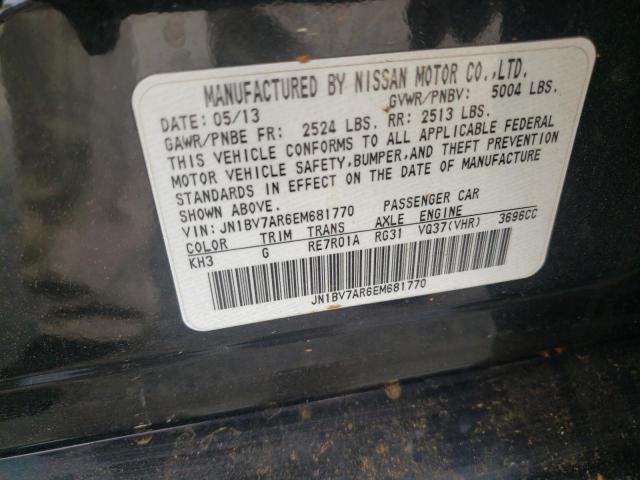 Photo 10 from auction – 2014 INFINITI Q50 BASE with VIN JN1BV7AR6EM681770