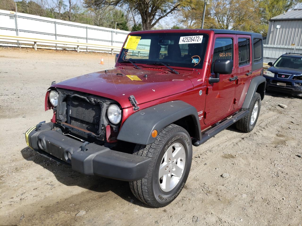 Photo 2 from auction – 2013 JEEP WRANGLER U with VIN 1C4BJWDG8DL514182