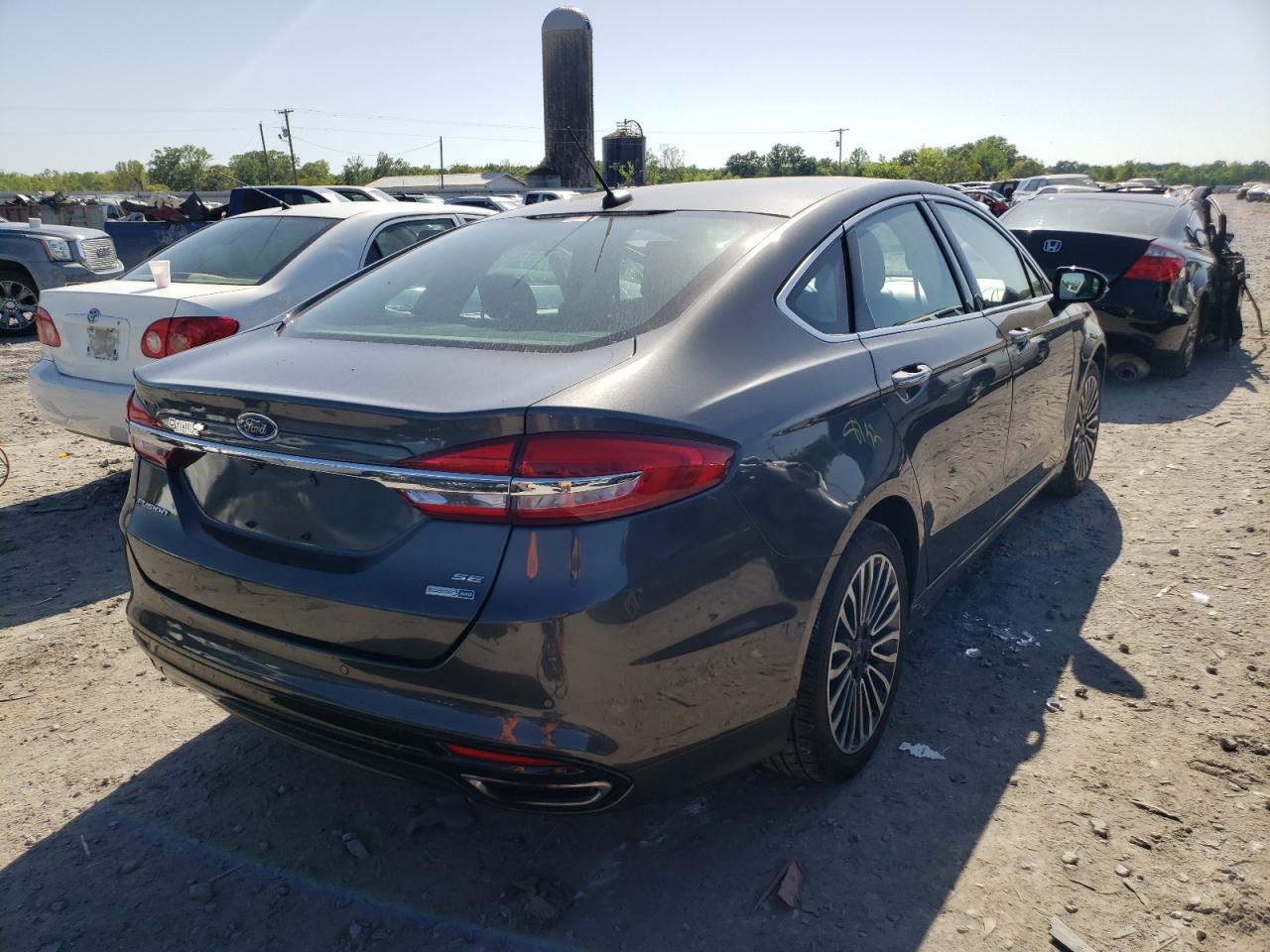 Photo 4 from auction – 2017 FORD FUSION SE with VIN 3FA6P0T92HR200234
