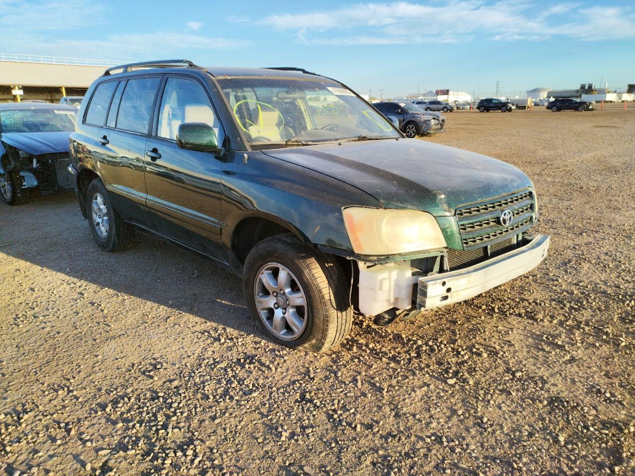TOYOTA HIGHLANDER 2003 with VIN JTEGF21A730078954 - Photo from auction