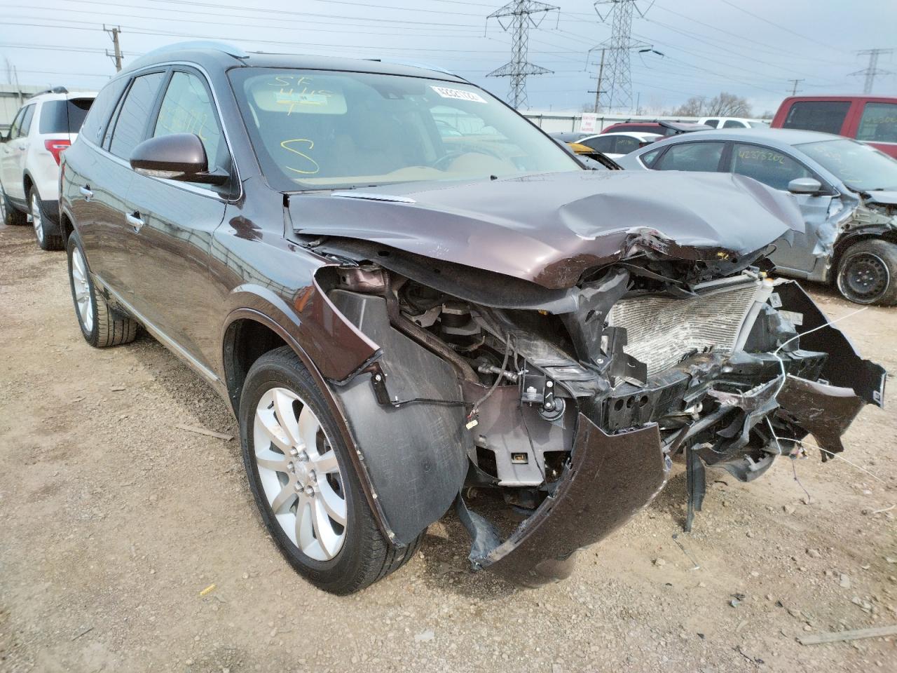 BUICK ENCLAVE 2017 with VIN 5GAKRCKD7HJ235146 - Photo from auction