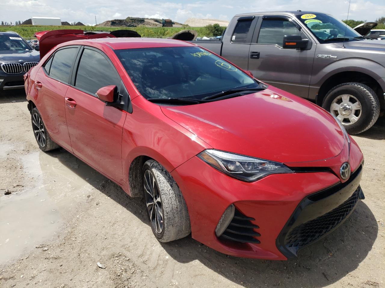 TOYOTA COROLLA L 2019 with VIN 2T1BURHE5KC235830 - Photo from auction
