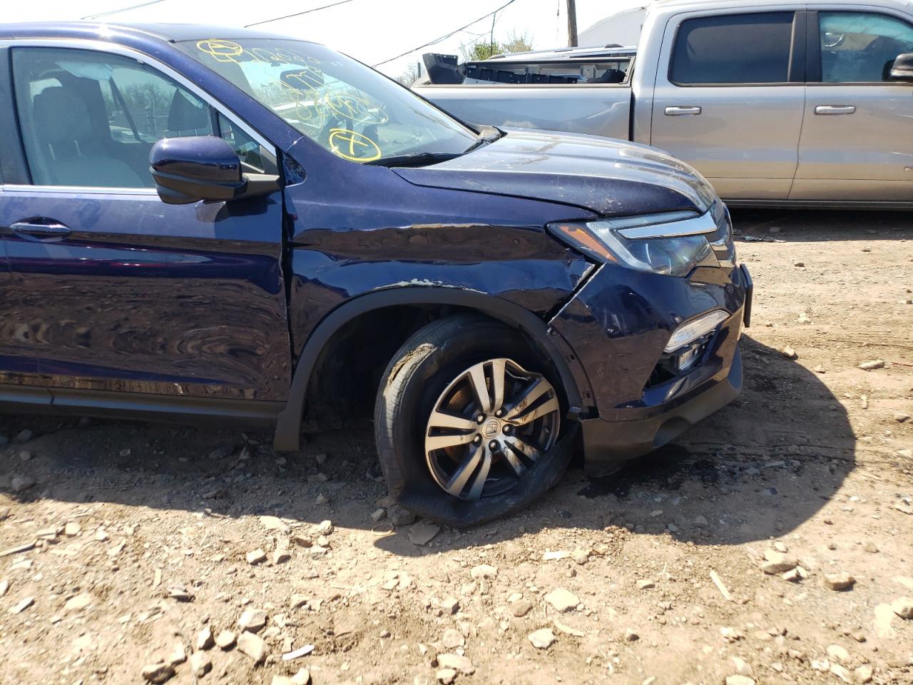 Photo 9 from auction – 2017 HONDA PILOT EXL with VIN 5FNYF6H58HB096428