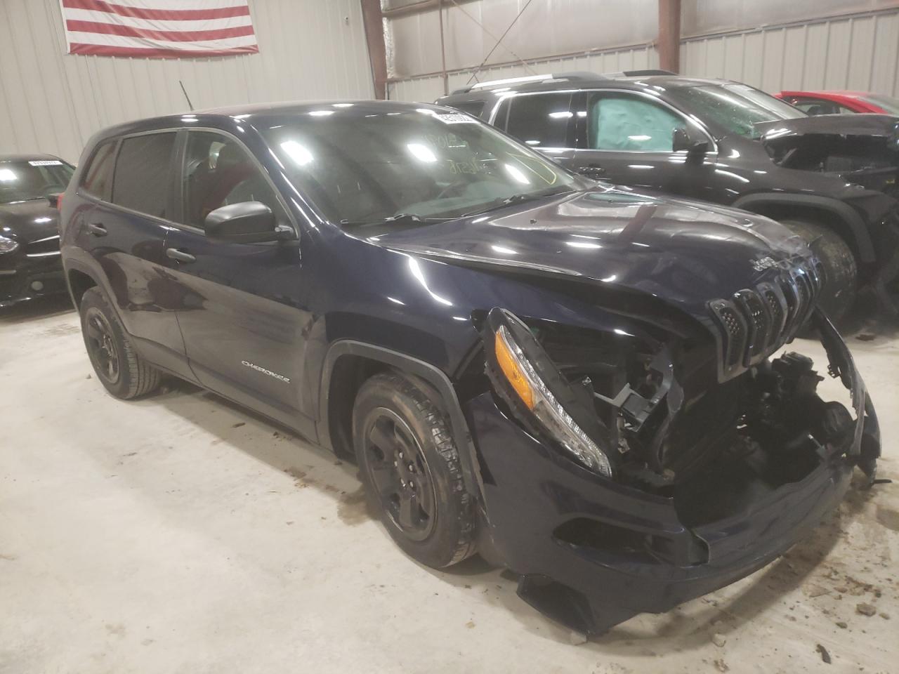 JEEP CHEROKEE S 2014 with VIN 1C4PJLABXEW142891 - Photo from auction