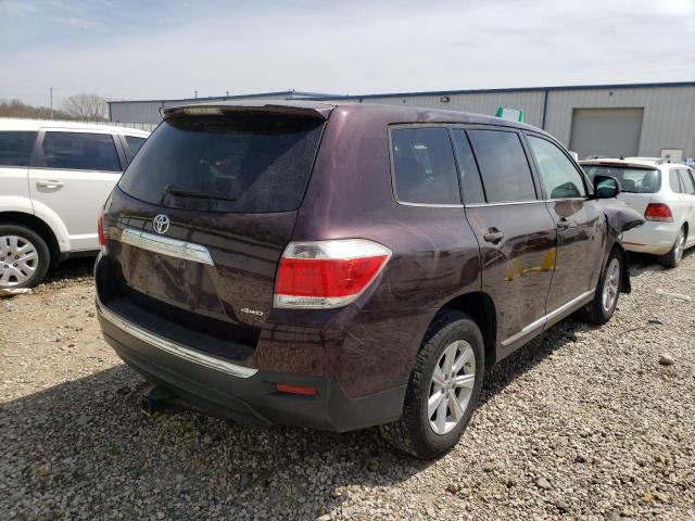 Photo 4 from auction – 2013 TOYOTA HIGHLANDER with VIN 5TDBK3EH3DS183254