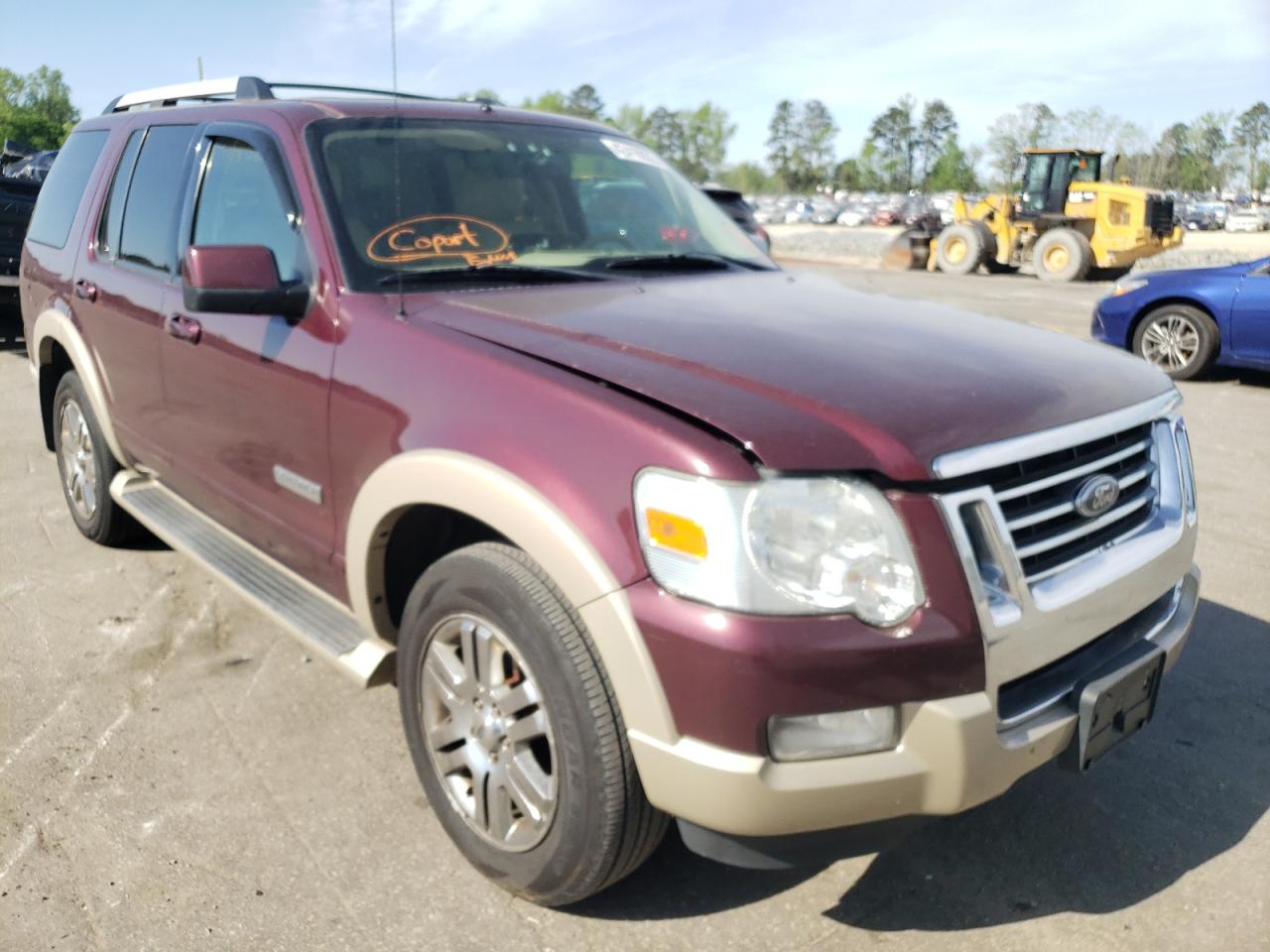 FORD EXPLORER E 2007 with VIN 1FMEU64E67UB17101 - Photo from auction
