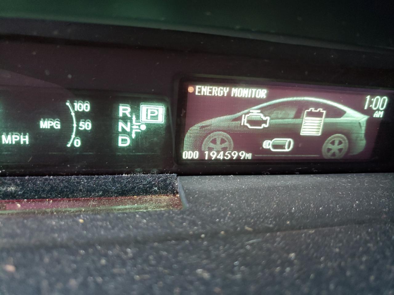 Photo 8 from auction – 2013 TOYOTA PRIUS with VIN JTDKN3DUXD0337984