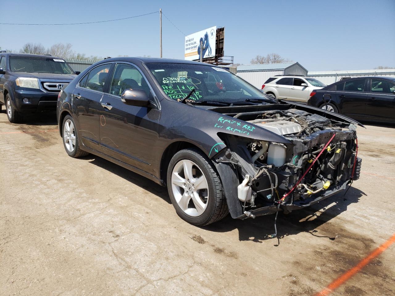 ACURA TSX 2010 with VIN JH4CU2F68AC032962 - Photo from auction