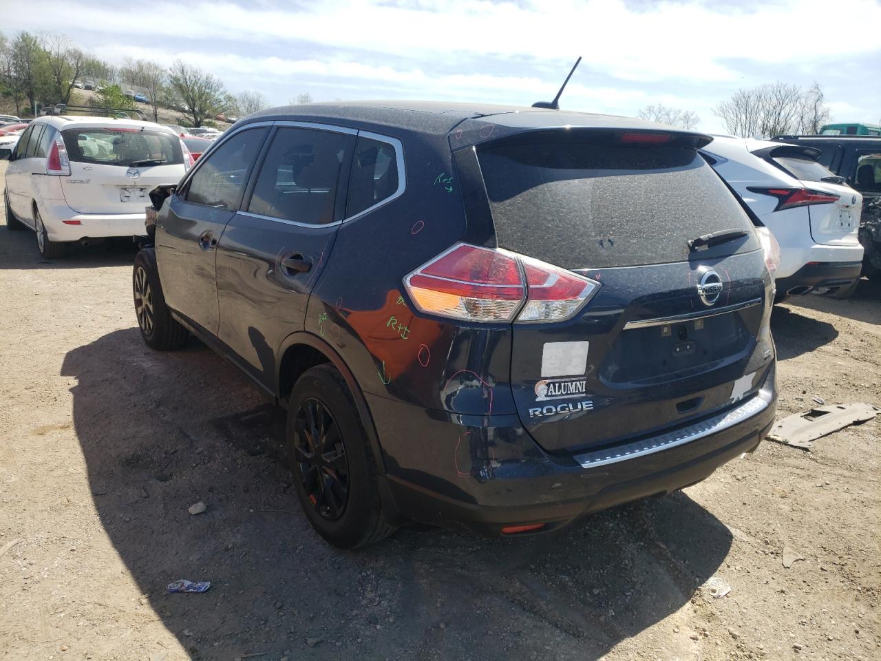 Photo 3 from auction – 2016 NISSAN ROGUE S with VIN KNMAT2MV6GP606904