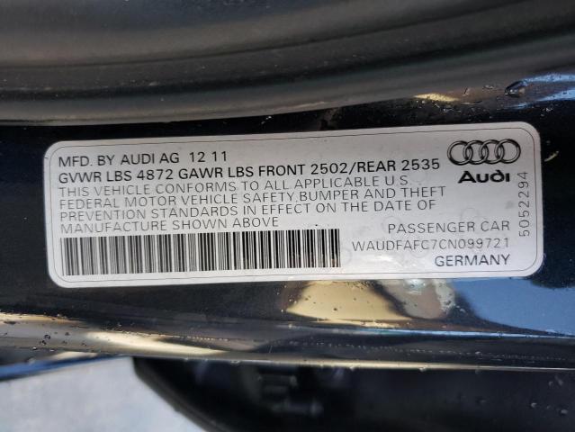 Photo 10 from auction – 2012 AUDI A6 PREMIUM with VIN WAUDFAFC7CN099721