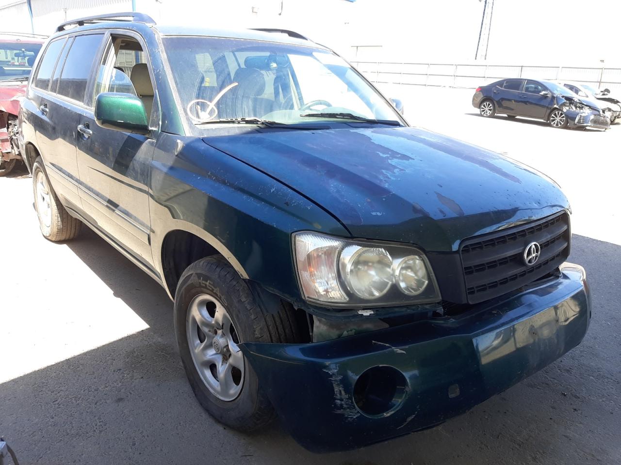 TOYOTA HIGHLANDER 2002 with VIN JTEGD21A820023546 - Photo from auction