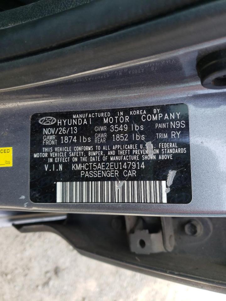 Photo 10 from auction – 2014 HYUNDAI ACCENT GLS with VIN KMHCT5AE2EU147914