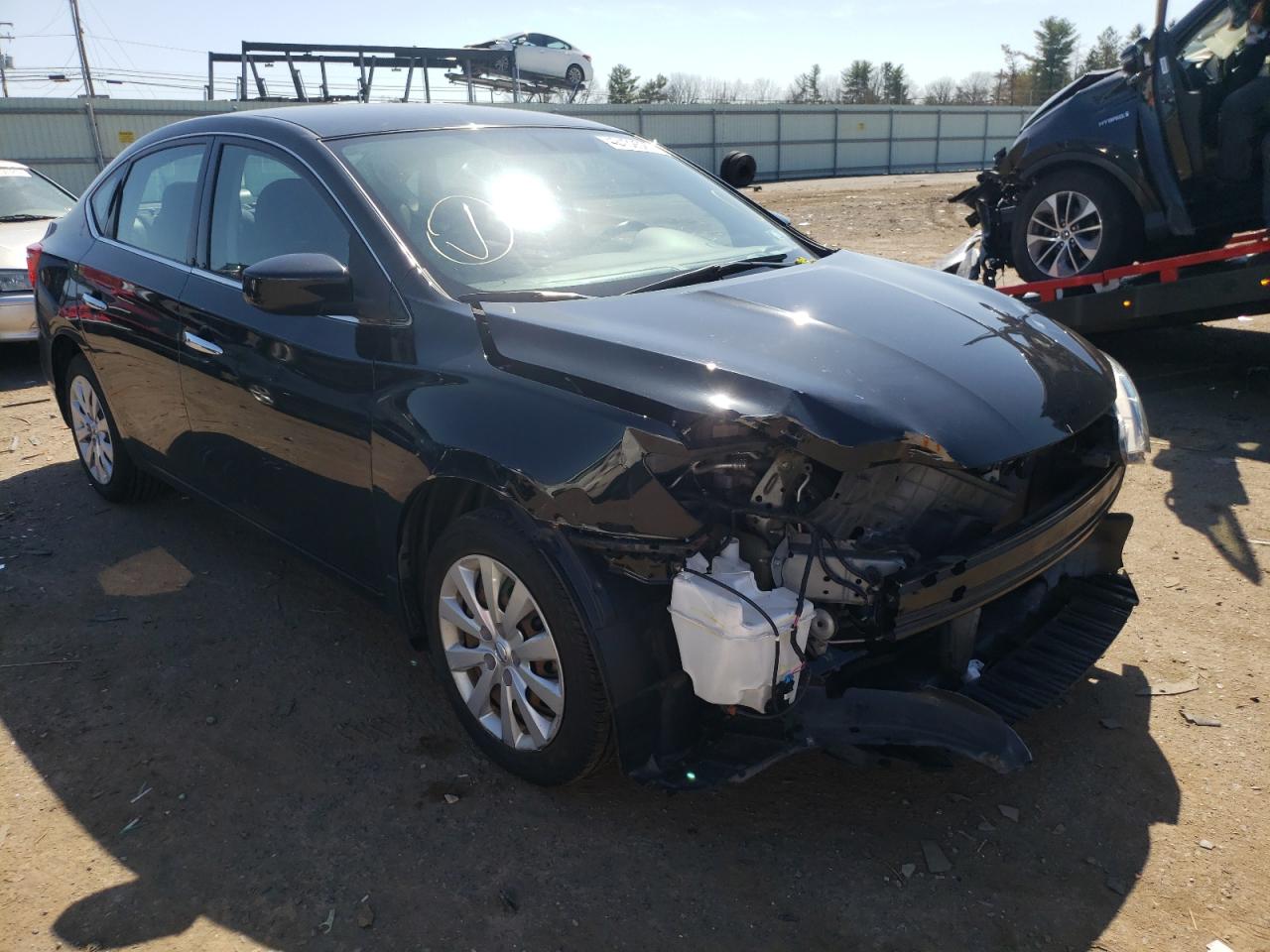 NISSAN SENTRA S 2016 with VIN 3N1AB7AP7GL681857 - Photo from auction