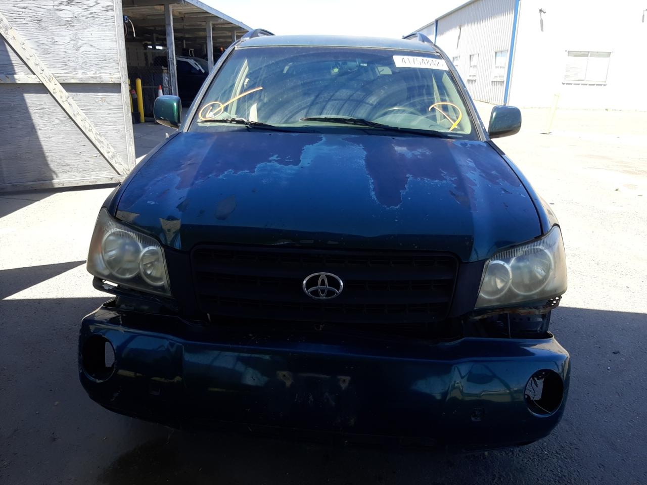 Photo 9 from auction – 2002 TOYOTA HIGHLANDER with VIN JTEGD21A820023546