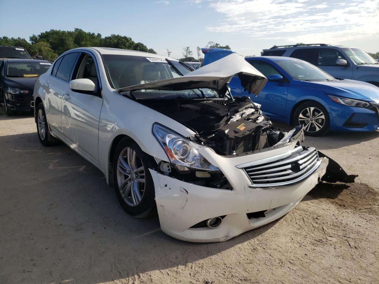 INFINITI G37 BASE 2012 with VIN JN1CV6AP4CM933932 - Photo from auction