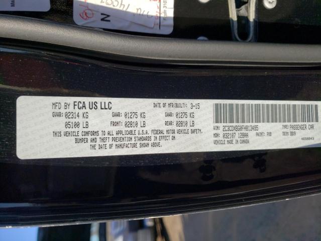 Photo 10 from auction – 2015 DODGE CHARGER SE with VIN 2C3CDXBG0FH813495