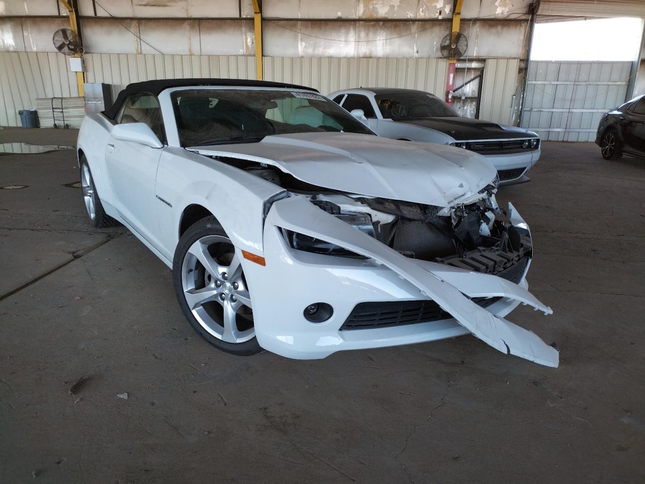 CHEVROLET CAMARO LT 2015 with VIN 2G1FD3D36F9282222 - Photo from auction