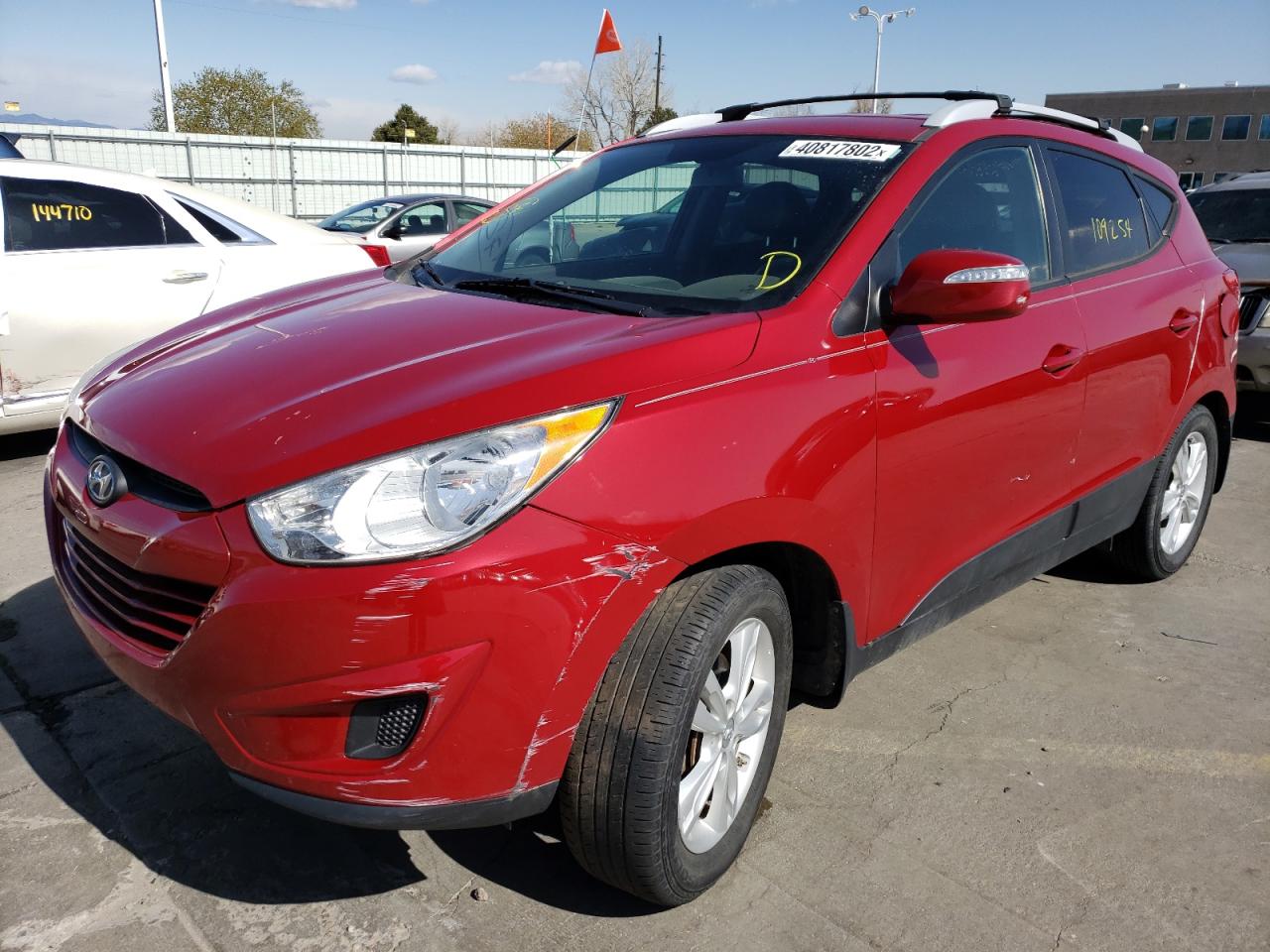 Photo 2 from auction – 2012 HYUNDAI TUCSON GLS with VIN KM8JU3AC8CU433965