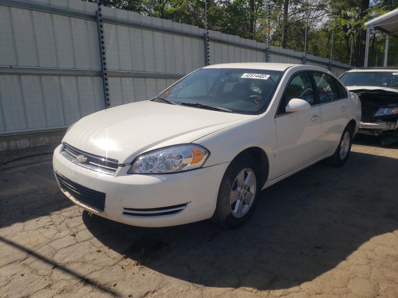 Photo 2 from auction – 2007 CHEVROLET IMPALA LT with VIN 2G1WT58K179354042
