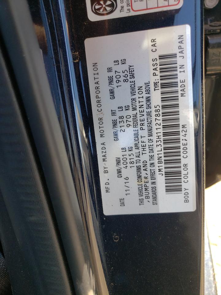 Photo 10 from auction – 2017 MAZDA 3 TOURING with VIN JM1BN1L33H1127885