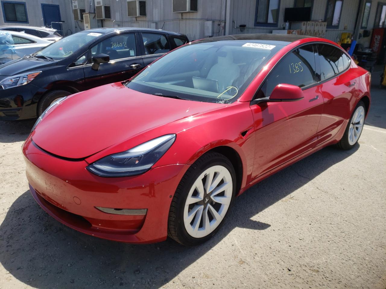 Photo 2 from auction – 2022 TESLA MODEL 3 with VIN 5YJ3E1EA8NF128761