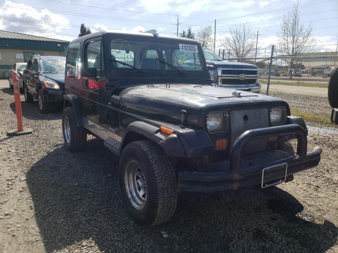 JEEP WRANGLER U 1993 with VIN 1J4FY19P8PP206977 - Photo from auction