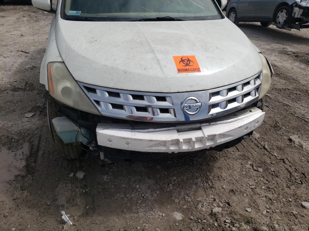 Photo 9 from auction – 2004 NISSAN MURANO SL with VIN JN8AZ08W74W314982