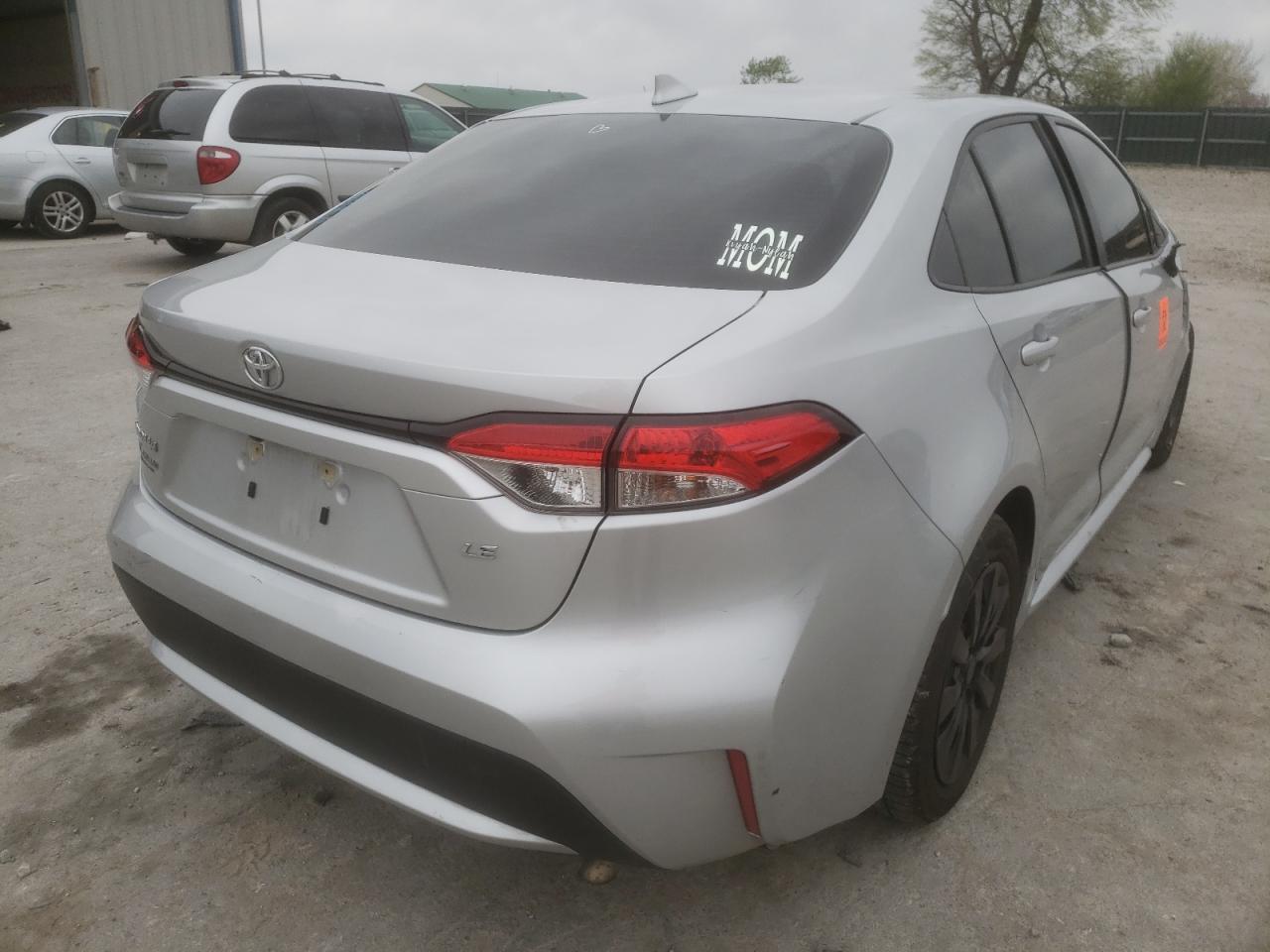 Photo 4 from auction – 2021 TOYOTA COROLLA LE with VIN JTDEPMAE6MJ141691