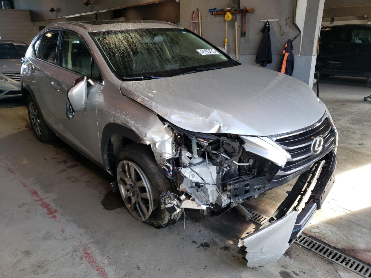LEXUS NX 200T 2015 with VIN JTJBARBZ9F2006539 - Photo from auction