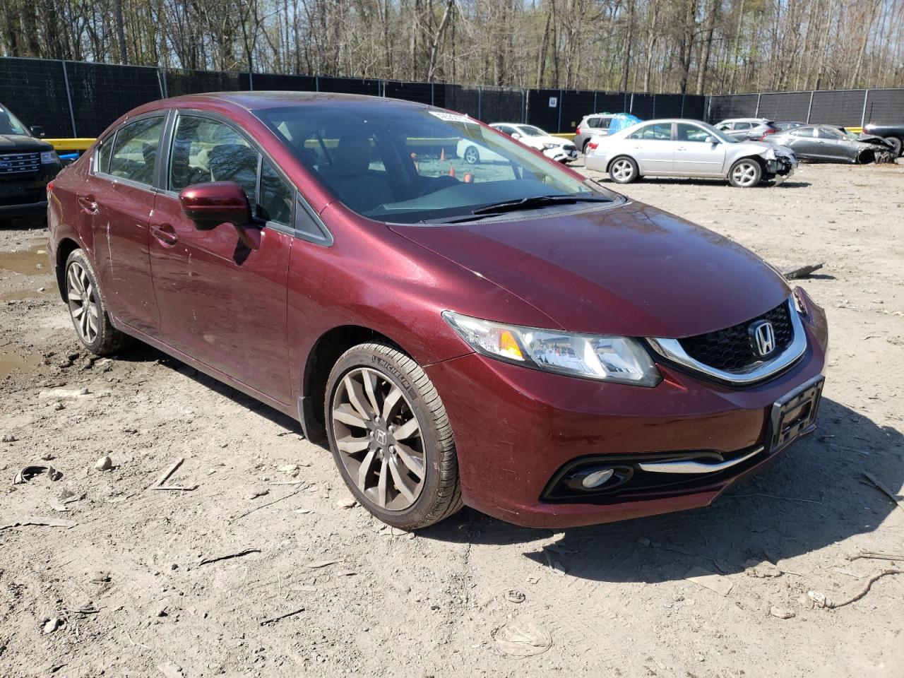 HONDA CIVIC EXL 2014 with VIN 19XFB2F90EE214409 - Photo from auction