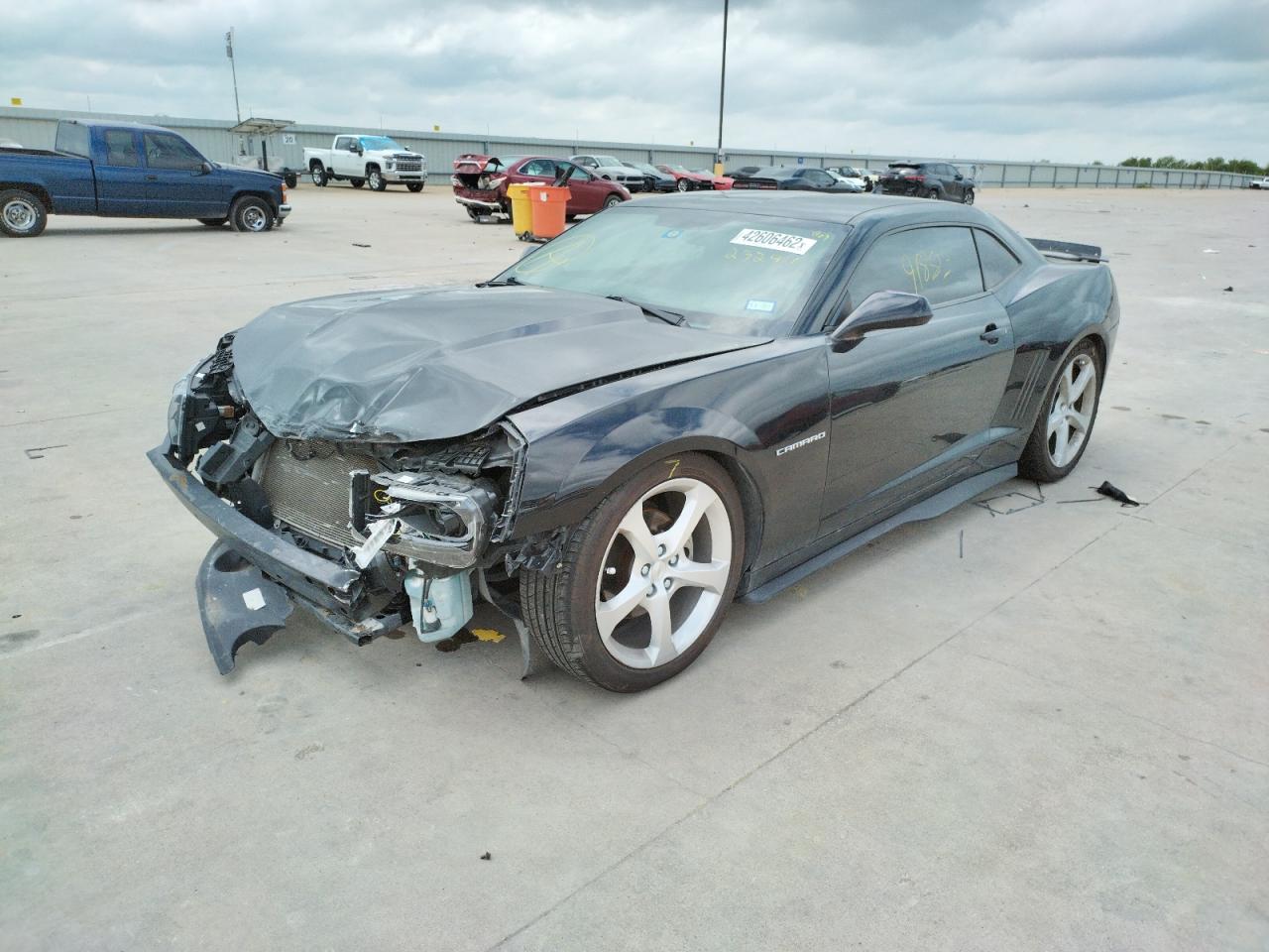 Photo 2 from auction – 2015 CHEVROLET CAMARO LT with VIN 2G1FD1E38F9232411