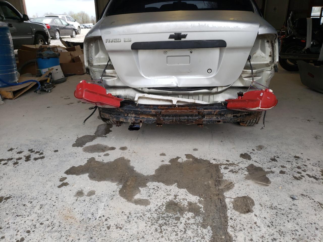 Photo 9 from auction – 2005 CHEVROLET AVEO BASE with VIN KL1TD52635B302255