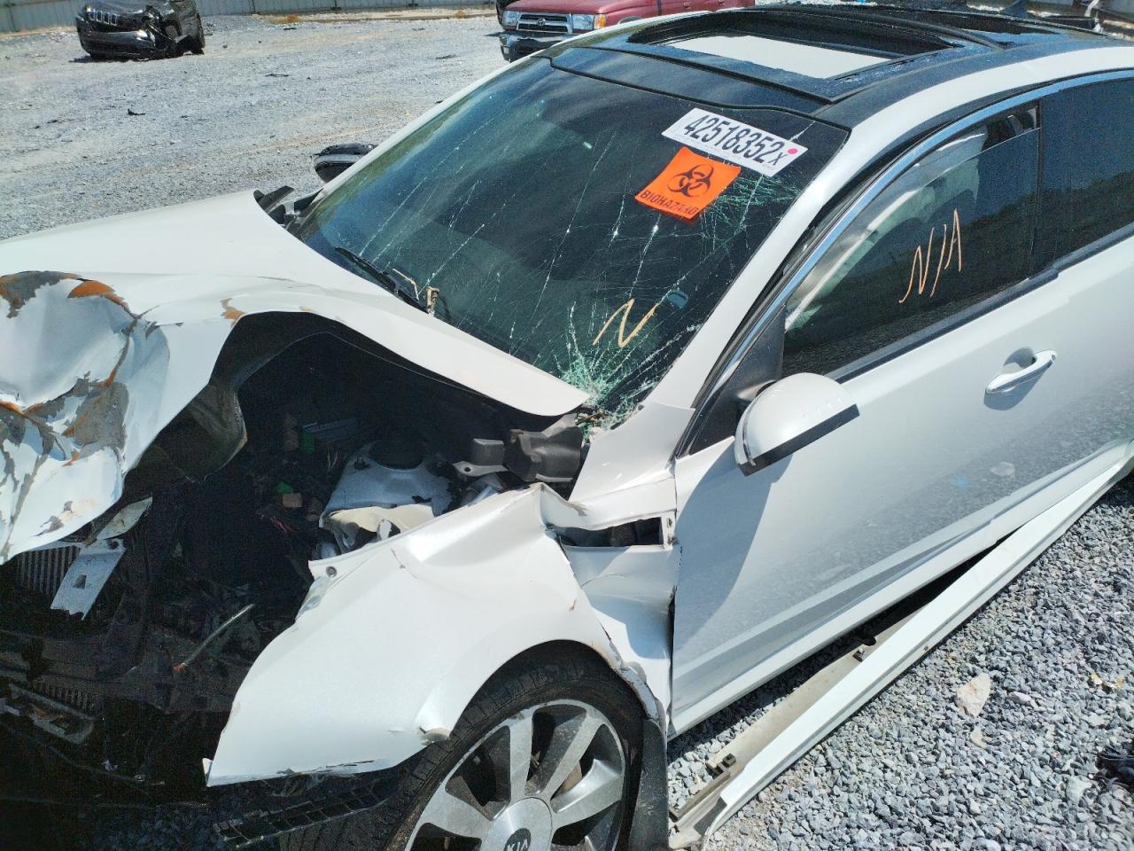 Photo 20 from auction – 2012 KIA OPTIMA SX with VIN 5XXGR4A64CG028725