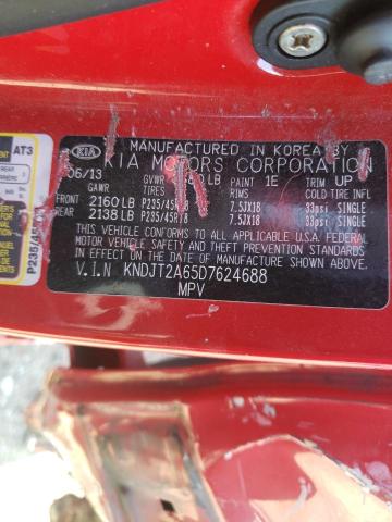 Photo 10 from auction – 2013 KIA SOUL + with VIN KNDJT2A65D7624688