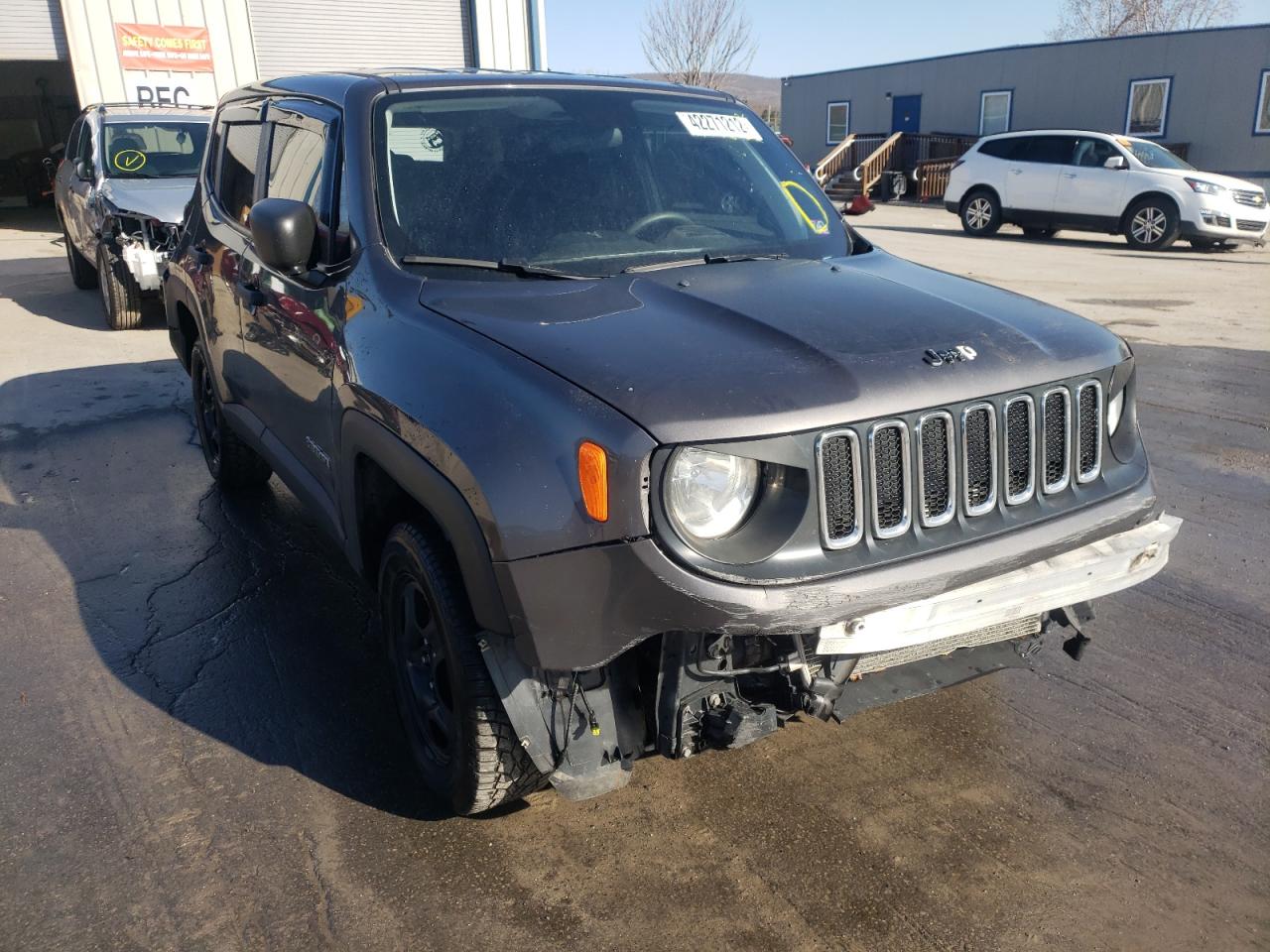 JEEP RENEGADE S 2018 with VIN ZACCJBAB5JPJ00982 - Photo from auction