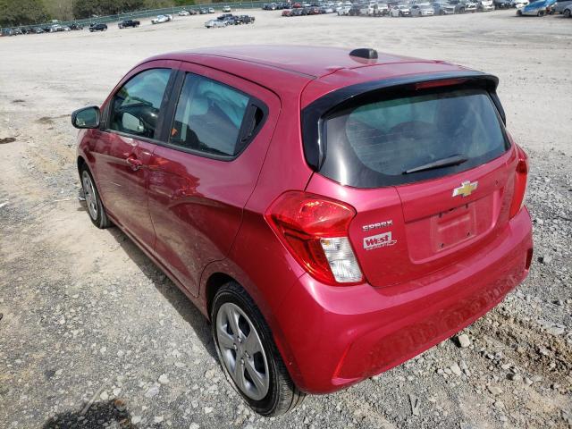 Photo 3 from auction – 2020 CHEVROLET SPARK LS with VIN KL8CB6SA0LC473358