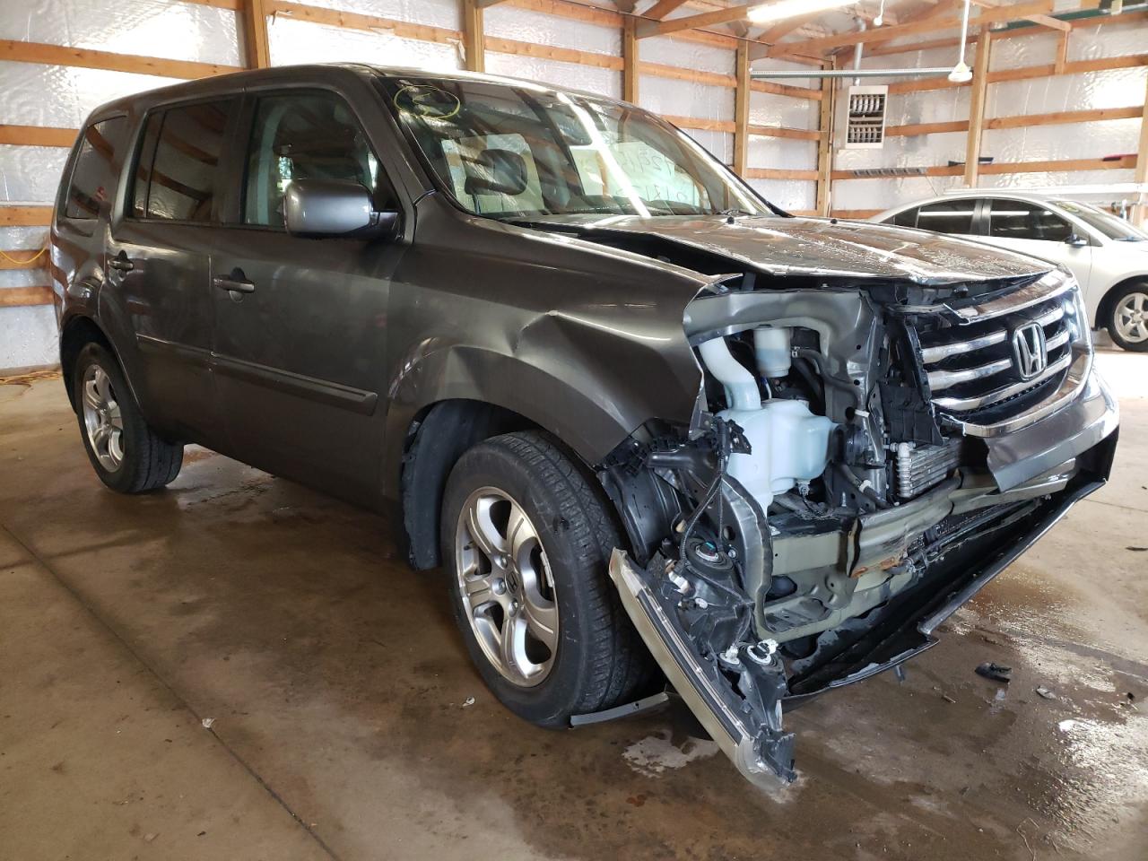 HONDA PILOT EXL 2013 with VIN 5FNYF4H59DB022028 - Photo from auction