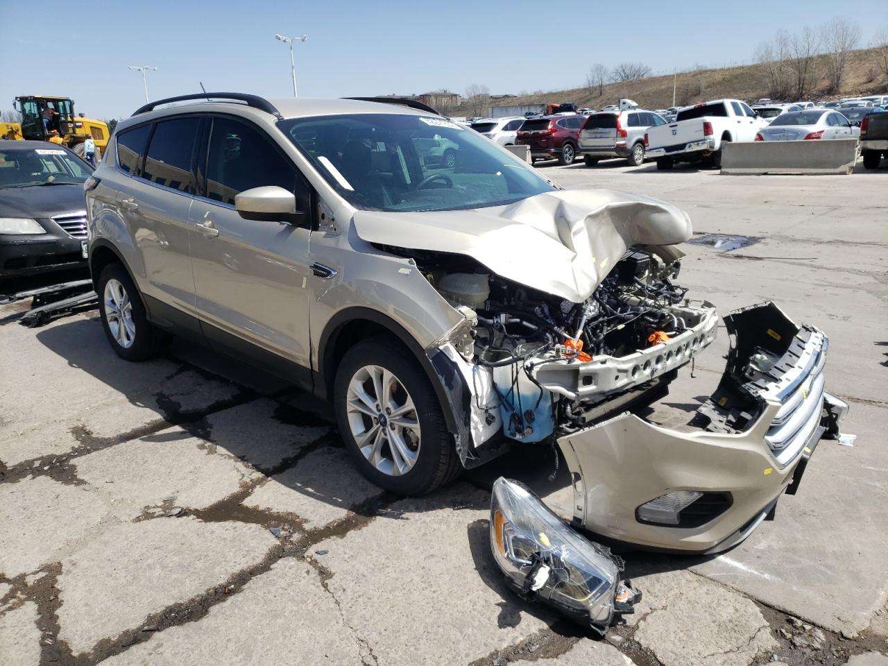 Photo 1 from auction – 2018 FORD ESCAPE SEL with VIN 1FMCU9HD3JUB12858