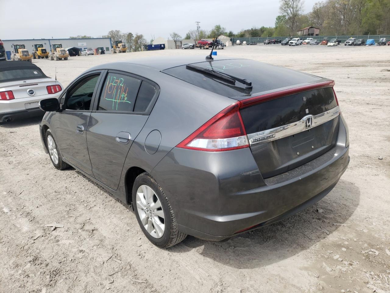Photo 3 from auction – 2012 HONDA INSIGHT EX with VIN JHMZE2H71CS004801