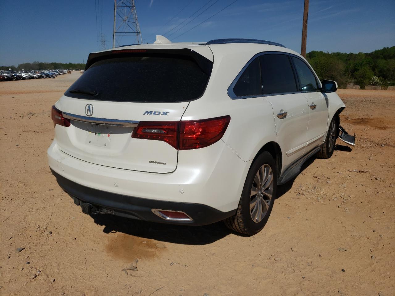 Photo 4 from auction – 2015 ACURA MDX TECHNO with VIN 5FRYD4H4XFB011537