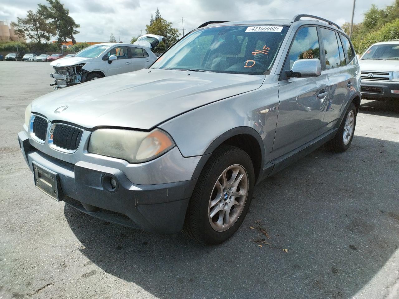 Photo 2 from auction – 2005 BMW X3 2.5I with VIN WBXPA73495WC45313